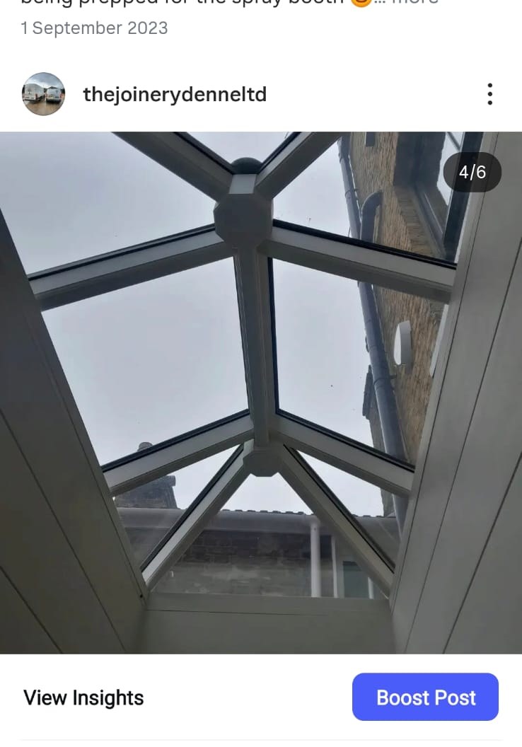 Bespoke rooflight joinery