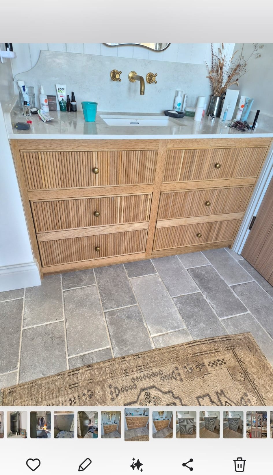 Bespoke bathroom vanity